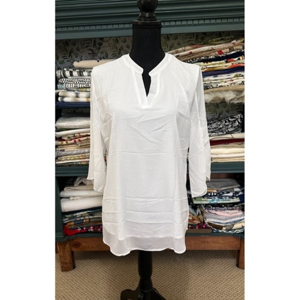 Women's‎ 3/4 Sleeve Chiffon Shirt Tunic Top Blouses